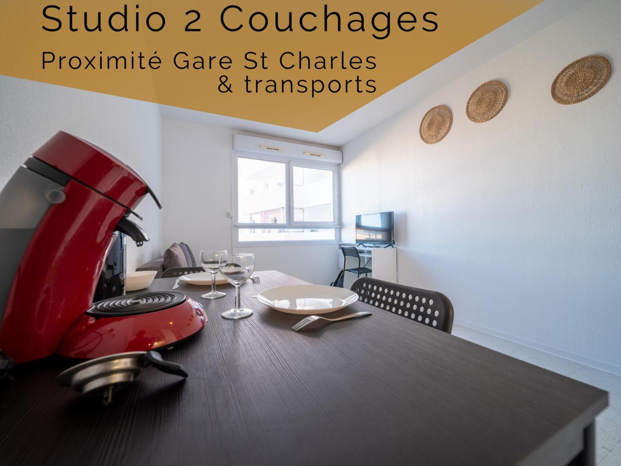 Appartement Tout Equipe A 6Min De La Gare St Charles Marseille Exterior photo