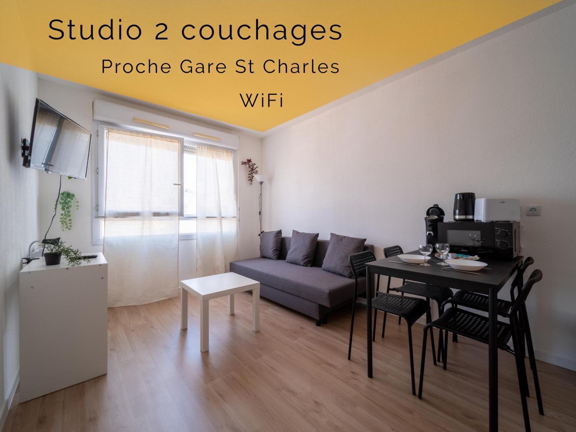 Appartement Tout Equipe A 6Min De La Gare St Charles Marseille Exterior photo
